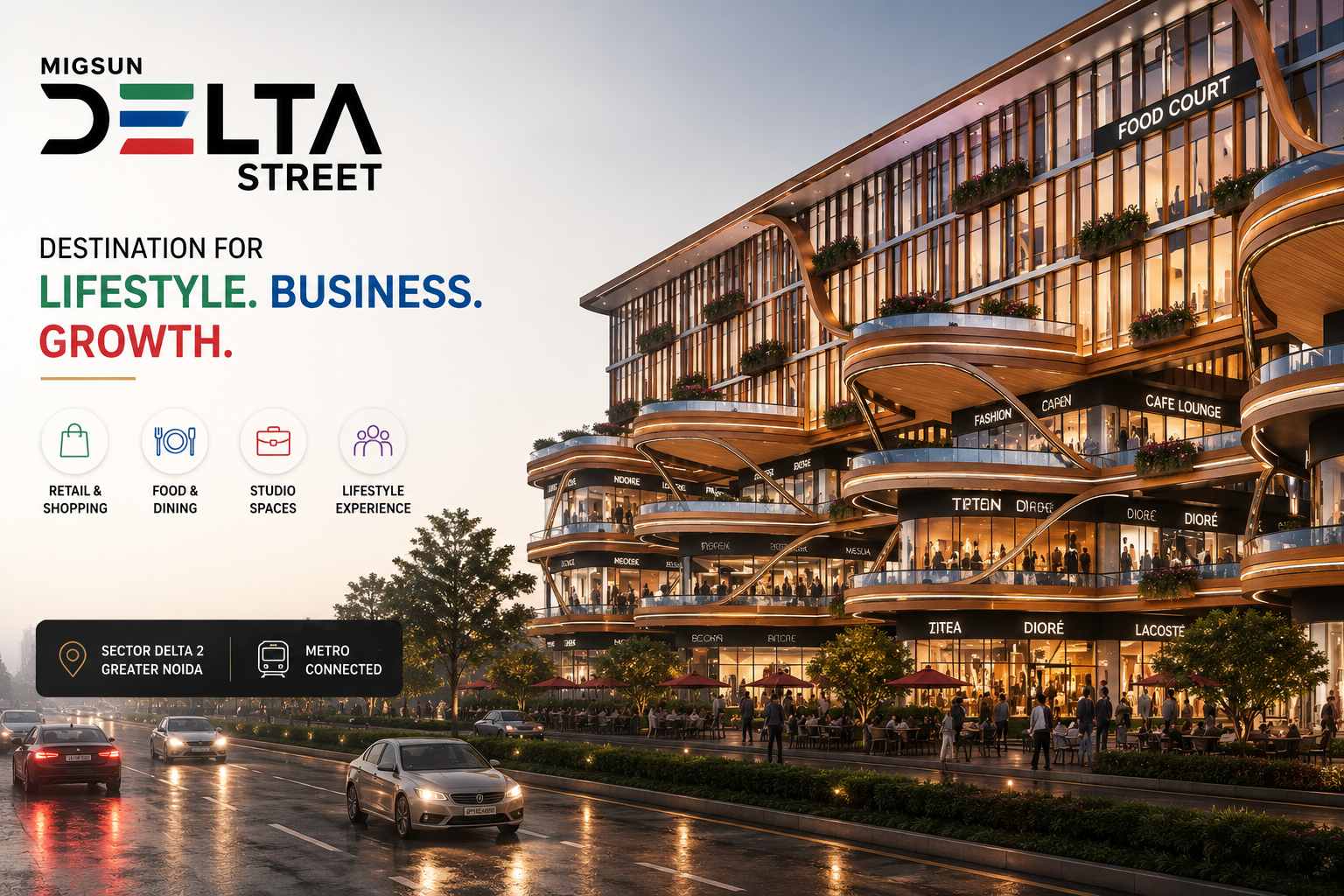 Can Migsun Delta Street Benefit from Greater Noida’s Expanding Lifestyle Economy
