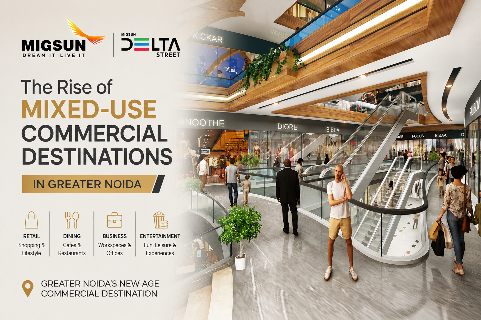 The Rise of Mixed-Use Commercial Destinations in Greater Noida