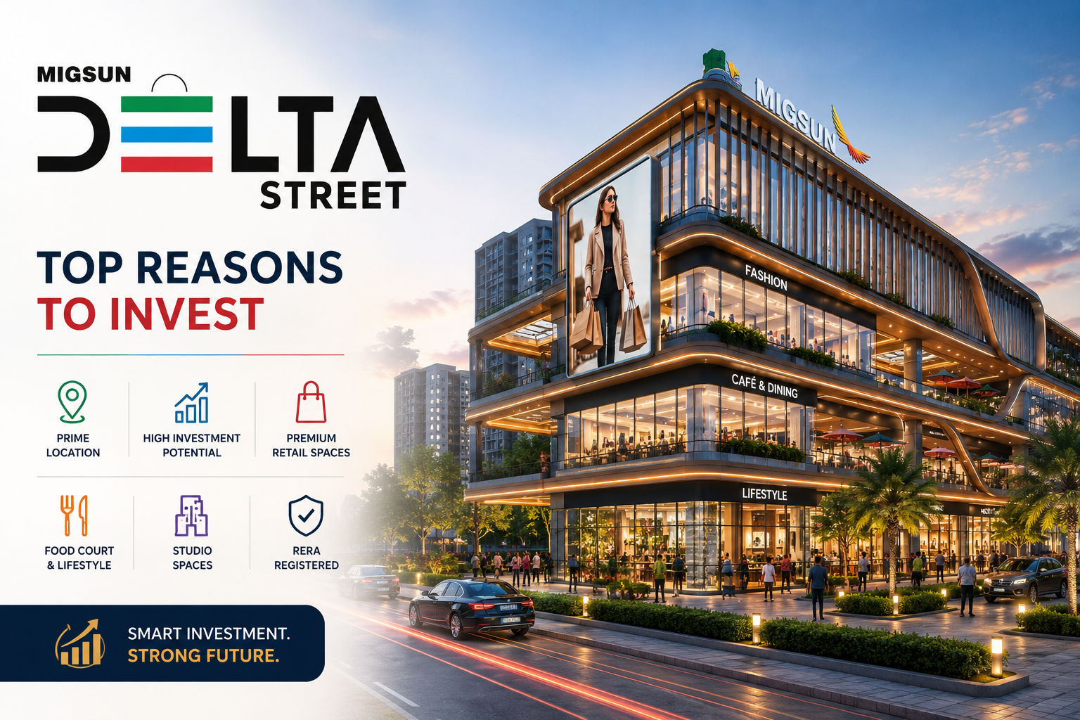 Top Reasons to Invest in Migsun Delta Street Greater Noida